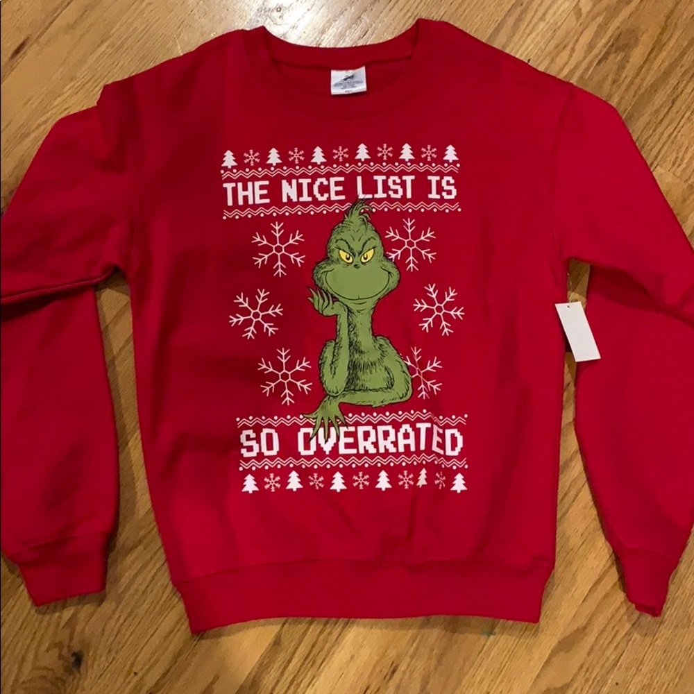 The Grinch Christmas Sweatshirt NWT
